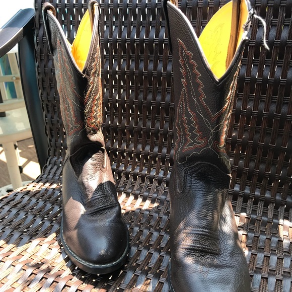 SMOKY Cowgirl boots Real leather. - Picture 2 of 7